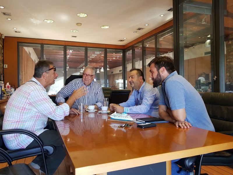 Συνάντηση επιτροπής διεκδίκησης με τον πρόεδρο του Συνδέσμου Τουριστικών Γραφείων Δυτικής Ελλάδος