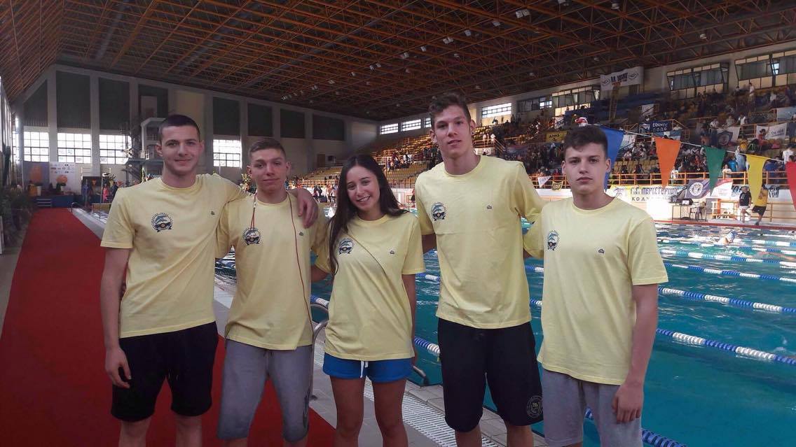 Η Αγωνιστική ομάδα κολύμβησης της ΝΕΠ στο Αγρίνιο