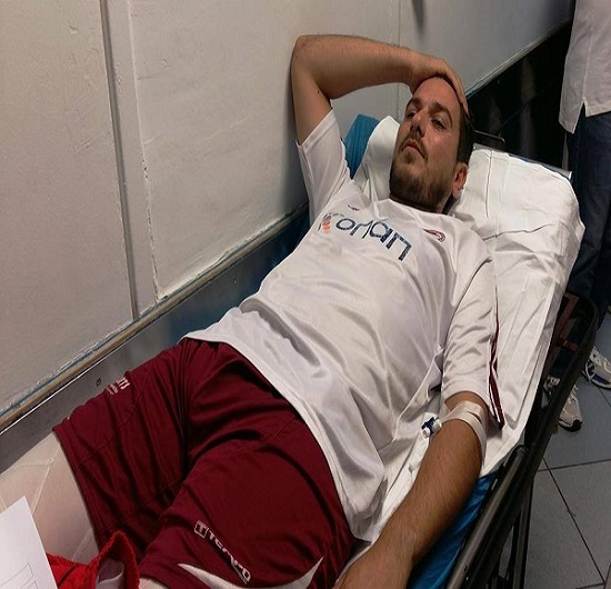 Μάριος Μπαλάσης: Στο γήπεδο την ώρα του τραυματισμού του η κόρη του και οι γονείς του!