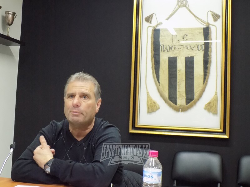 Η συνέντευξη τύπου του προπονητή του Παναιγιαλείου, Πέτρου Δημητρίου (video)
