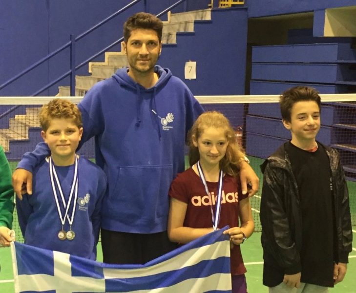 Τρία μετάλλια για Πατρινούς σε διεθνές τουρνουά Badminton στη Βουλγαρία