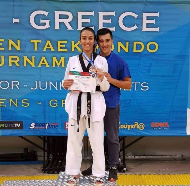 Ρέα Νασοπούλου: Χάλκινο μετάλλιο στο Greece Open taekwondo και στόχος η εισαγωγή της στα Σώματα Ασφαλείας