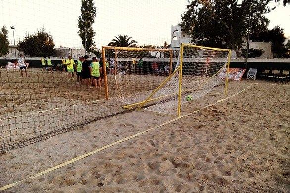 Προχωρούν οι εργασίες για το γήπεδο Beach soccer με υποδομή και για δύο γήπεδα Beach handball