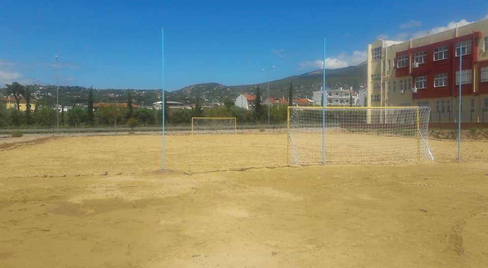 Γήπεδο Beach Soccer: Θα αλλάξει η άμμος, η εξέδρα, θα τοποθετηθεί ηλεκτρονικός πίνακας και αποδυτήρια