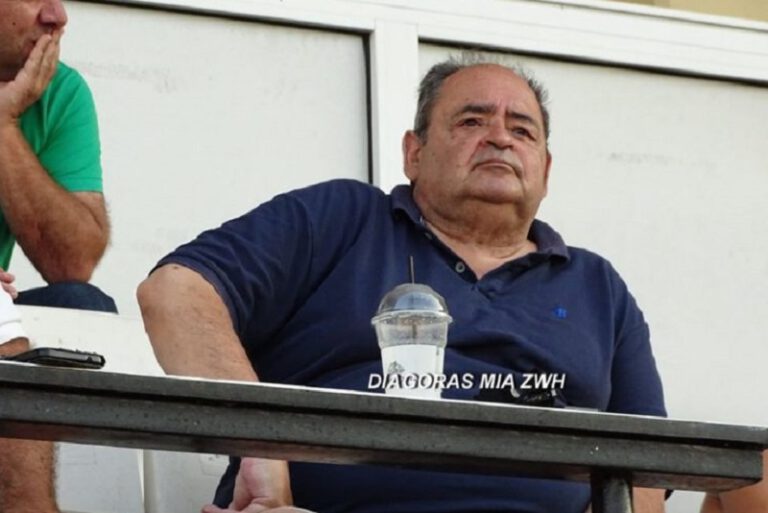 Football league-Πένθος στον Διαγόρα: «Έφυγε» ο πρώην πρόεδρος Μχάλης Βεργωτής