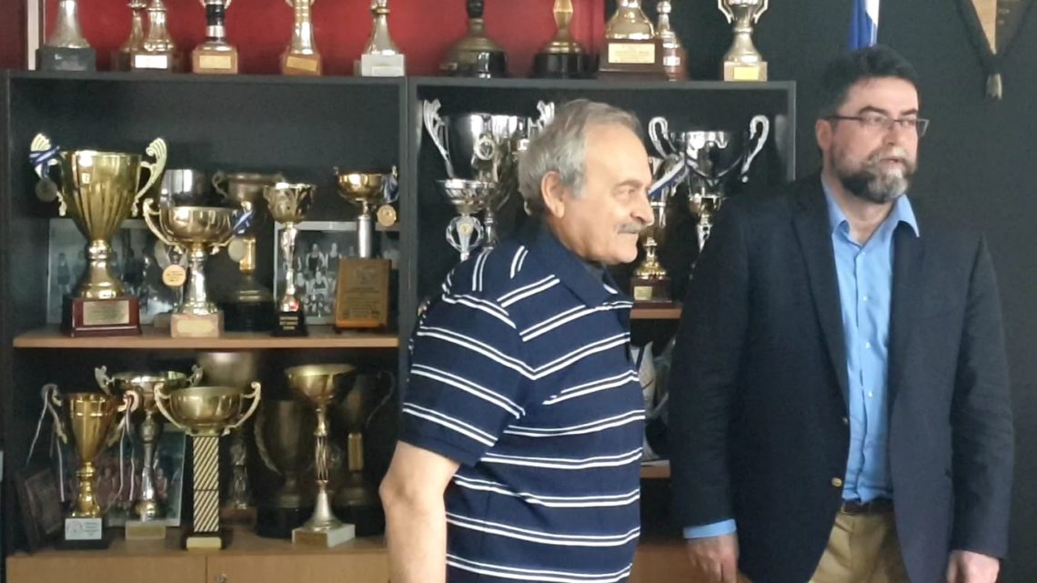 ΠΓΕ: Ο Βουλευτής Βασίλης Οικονόμου επισκέφτηκε τις εγκαταστάσεις του συλλόγου.