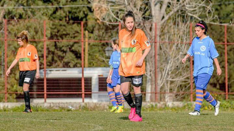 Γεωργία Ευγενοπούλου :Φέτος πέτυχε με τις Λύκαινες το πρώτο της γκολ στα 4 χρόνια που παίζει ποδόσφαιρο.
