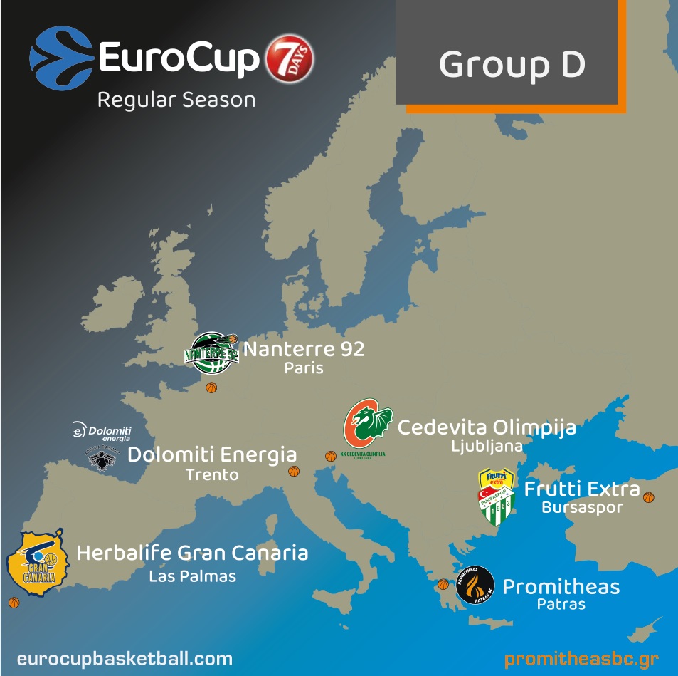 Προμηθέας : Το πλήρες πρόγραμμα στον όμιλο του Eurocup