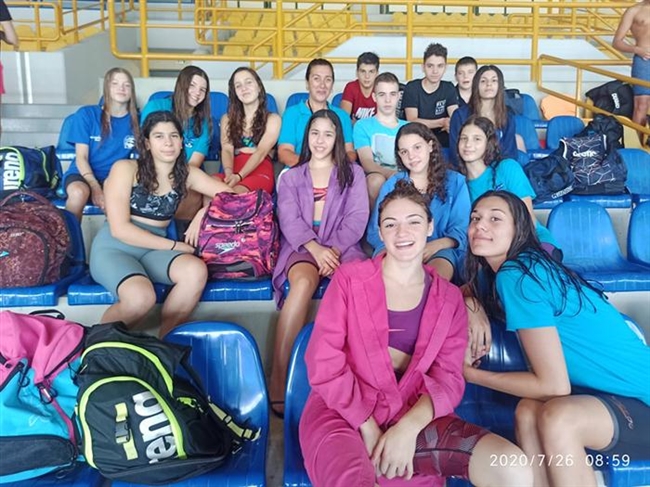 Πανελλήνιο πρωτάθλημα κολύμβησης με την παρουσία του ταμία της ΚΟΕ Ηλία Ξιάρχου.