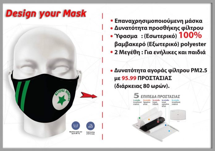 Αστέρας Λεοντίου: Δημιούργησε μάσκες προστασίας για τον κορονοϊό