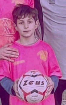 Ο 10χρονος τερματοφύλακας  Φ. Αδαμόπουλος που ξεχωρίζει