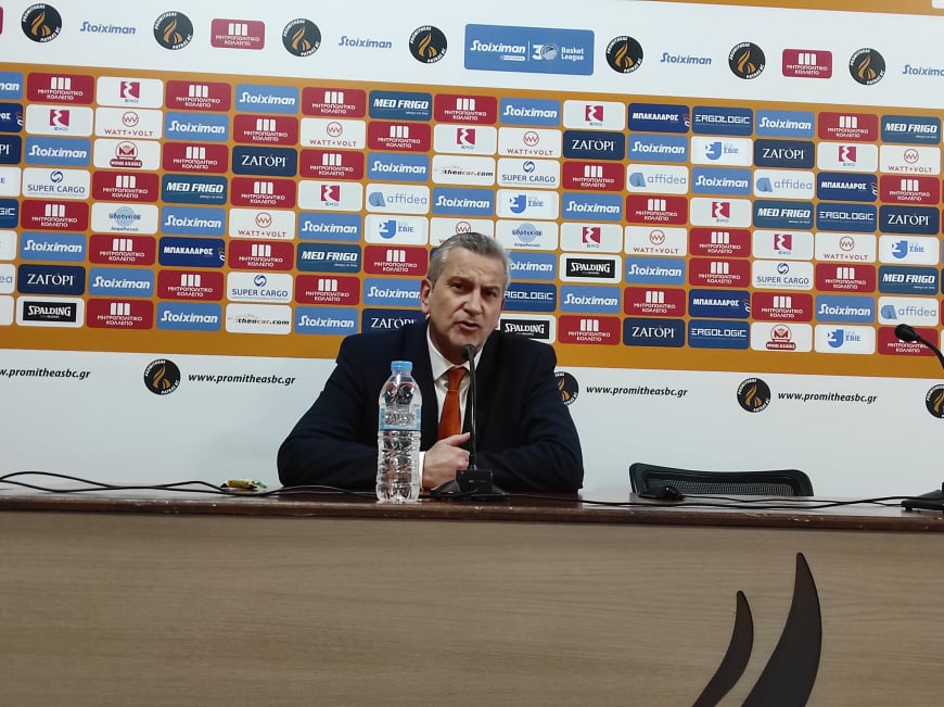 Ηλ. Ζούρος: «Πολλά συγχαρητήριά στους παίκτες μου, έχουμε πολλά προβλήματα»