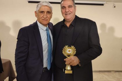 Κ. Γιαννόπουλος: Βραβεύτηκε από τον ΣΕΠΚ για την άνοδο της Γαλήνης στη Γ’ Εθνική