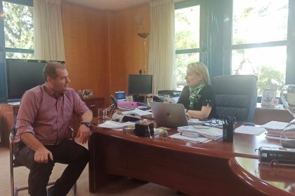 Συνεργασία Προέδρου ΠΕΑΚ και Χριστίνας Αλεξοπούλου για την ενεργειακή αναβάθμιση των Αθλητικών εγκαταστάσεων